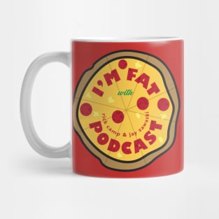 I'm Fat Podcast Pizza Logo Mug